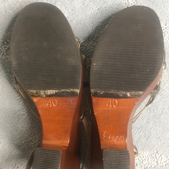 Dolce & Gabbana wrap a round metallic Wedges! - Picture 7 of 8